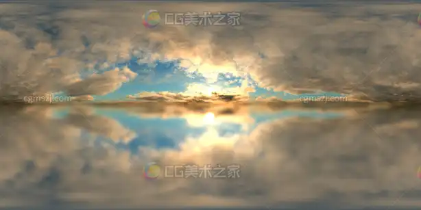 天空水面倒影贴图