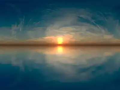 水天一色落日贴图