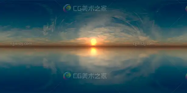 水天一色落日贴图