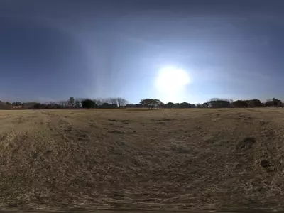 旷野晴空日景贴图