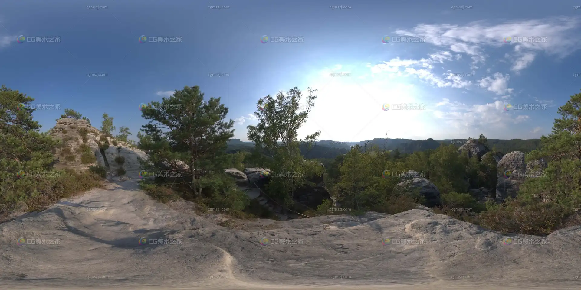 岩石山林景观贴图