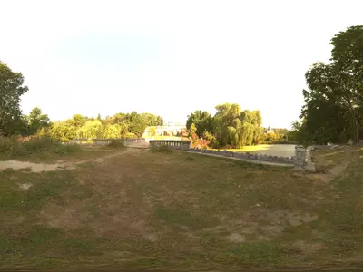 公演湖畔建筑远景贴图