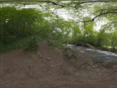 森林溪流景观贴图