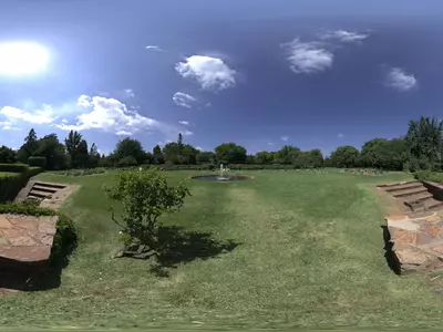 花园喷泉景观贴图