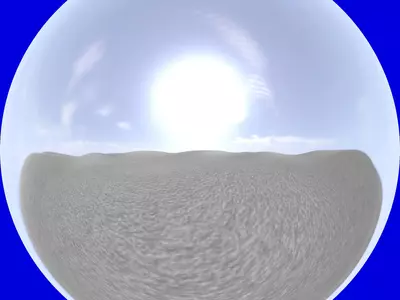 日出天空全景贴图