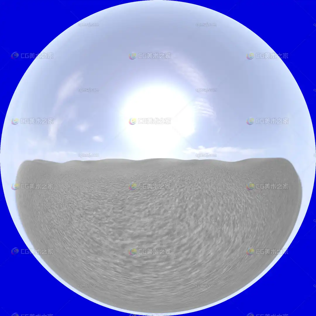 日出天空全景贴图