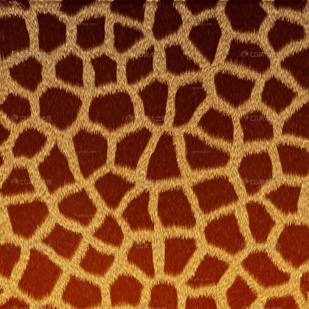 长颈鹿皮毛贴图