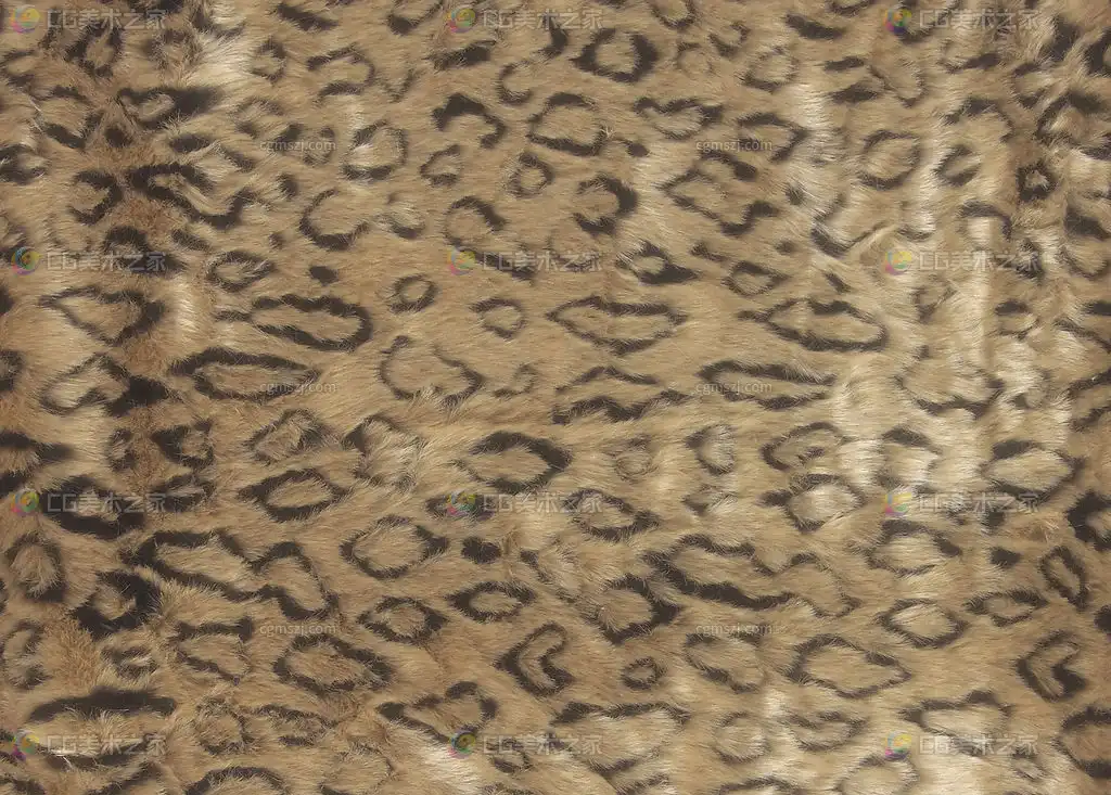 豹纹毛发纹理贴图