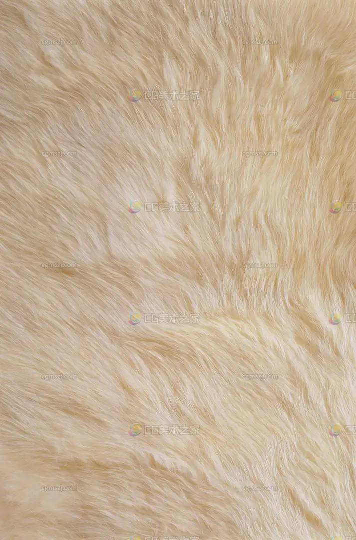 米白色带浅棕斑点动物毛发纹理特效贴图