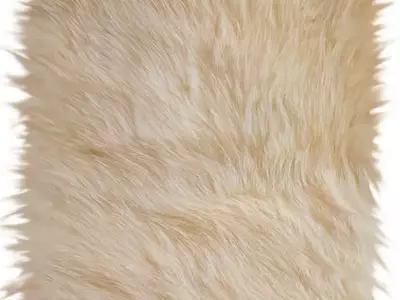 米白棕相间毛绒纹理贴图