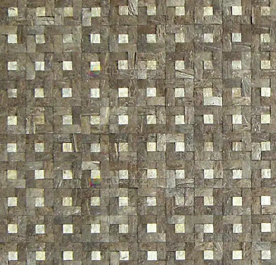 棕白色方块编织纹理贴图