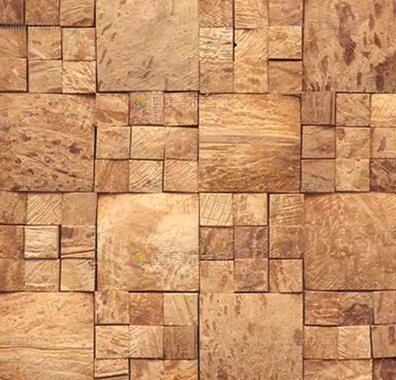 棕黄色木纹拼贴贴图