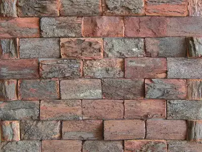 红灰砖块纹理贴图