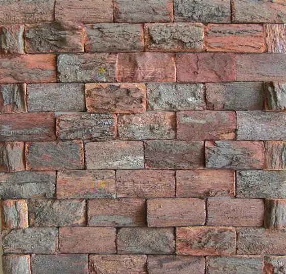 红灰砖块纹理贴图