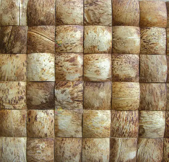 棕黄色方块编织纹理瓷砖贴图