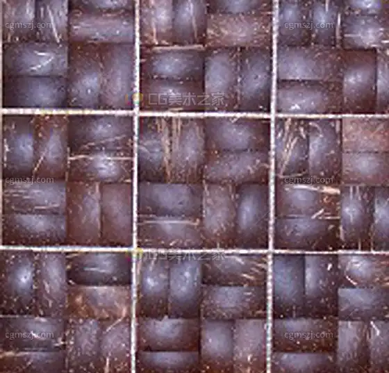 深棕编织纹理瓷砖贴图