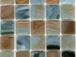 蓝棕色彩纹马赛克贴图