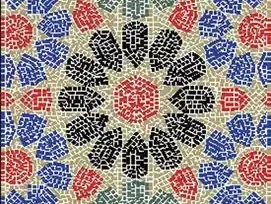 多色几何花纹马赛克贴图