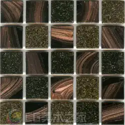 棕黑金色闪纹马赛克贴图