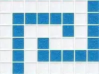 蓝白色几何方块马赛克贴图