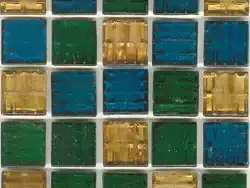 黄绿蓝三色马赛克贴图