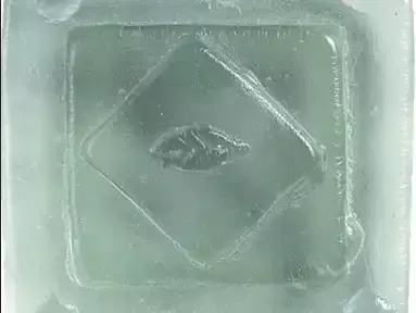 绿色带菱形叶子纹理马赛克贴图