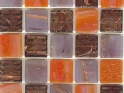 橙紫色带纹马赛克贴图