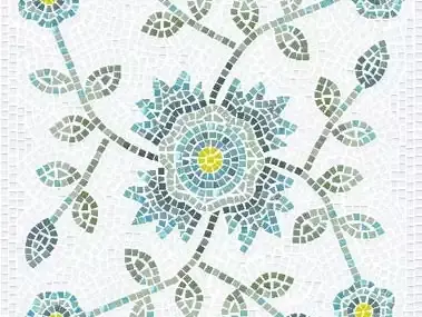 花卉图案马赛克贴图