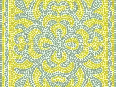 黄绿花纹马赛克贴图