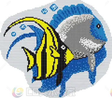 海洋鱼马赛克贴图