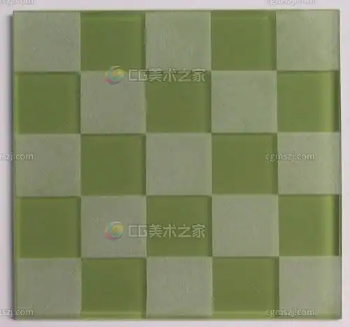 绿色系棋盘格马赛克贴图