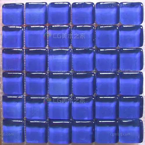蓝色方块马赛克贴图