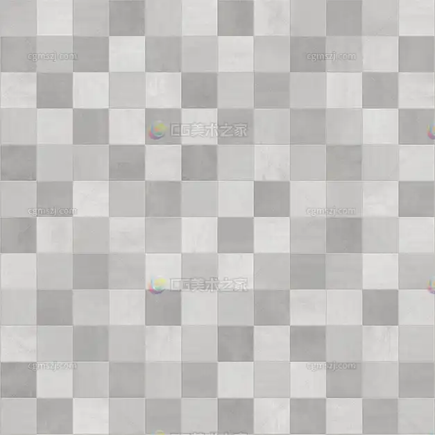 灰白色棋盘格马赛克贴图