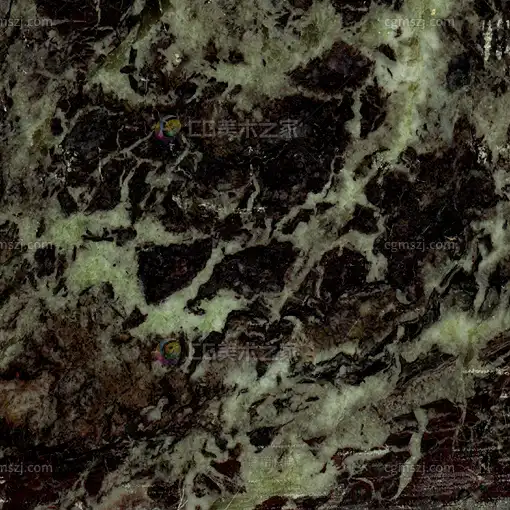 深宗低绿纹大理石贴图