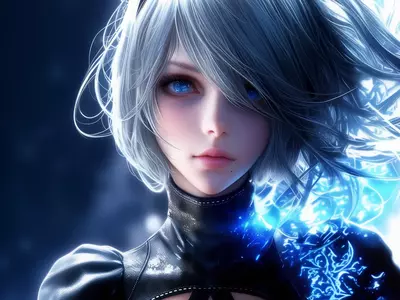 二次元美女未来感