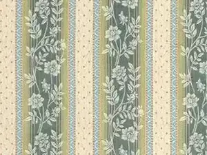 复古田园风条纹花卉布艺贴图