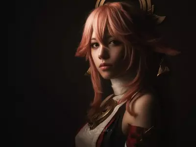 暗夜绯光下的八重神子 (3)