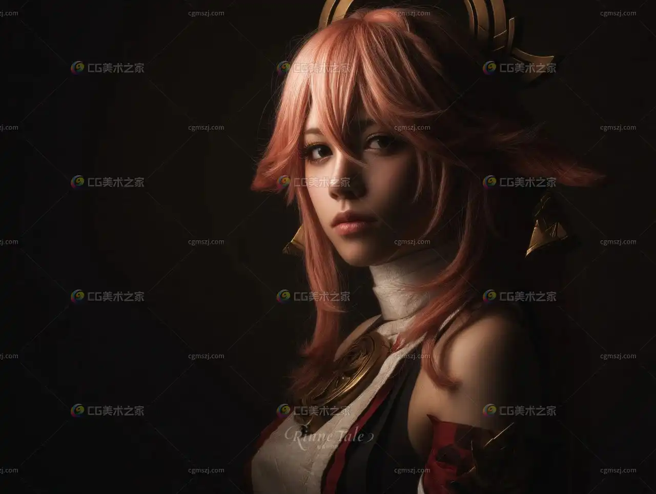 暗夜绯光下的八重神子 (3)