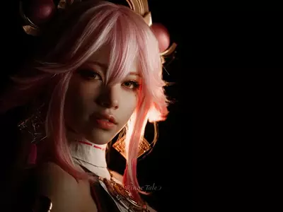 暗夜绯光下的八重神子 (4)