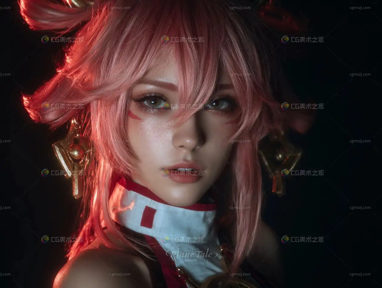 暗夜绯光下的八重神子 (5)