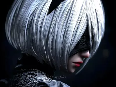 黑暗中的银白倩影-尼尔机械纪元 (1)