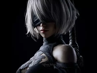 黑暗中的银白倩影-尼尔机械纪元 (9)