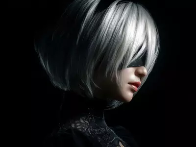 黑暗中的银白倩影-尼尔机械纪元 (10)