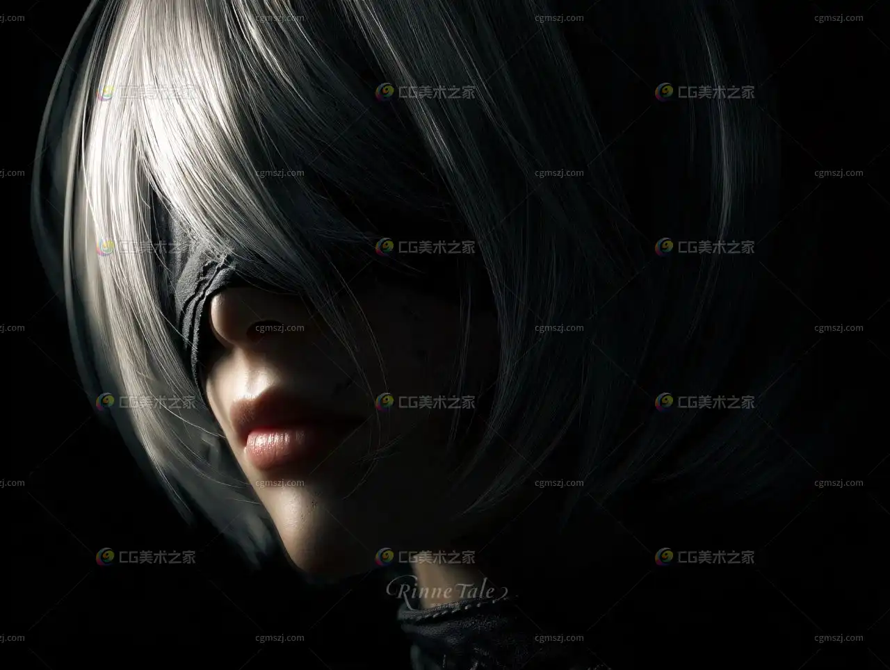 黑暗中的银白倩影-尼尔机械纪元 (13)