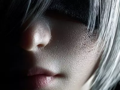 黑暗中的银白倩影-尼尔机械纪元 (17)