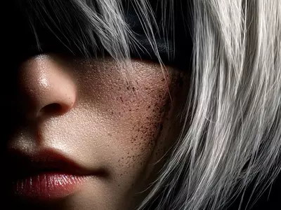 黑暗中的银白倩影-尼尔机械纪元 (18)