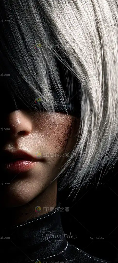 黑暗中的银白倩影-尼尔机械纪元 (18)